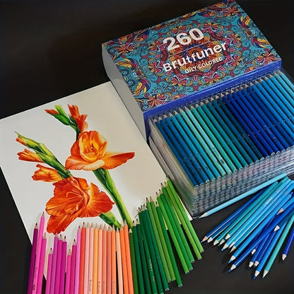 120\u002F180\u002F260 Colors Professional Oil-Based Wood Drawing Pencils Set For School, Sketch, Art Supplies, And Stationery, Cute School Supplies, Papeleria Bonita Y Barata