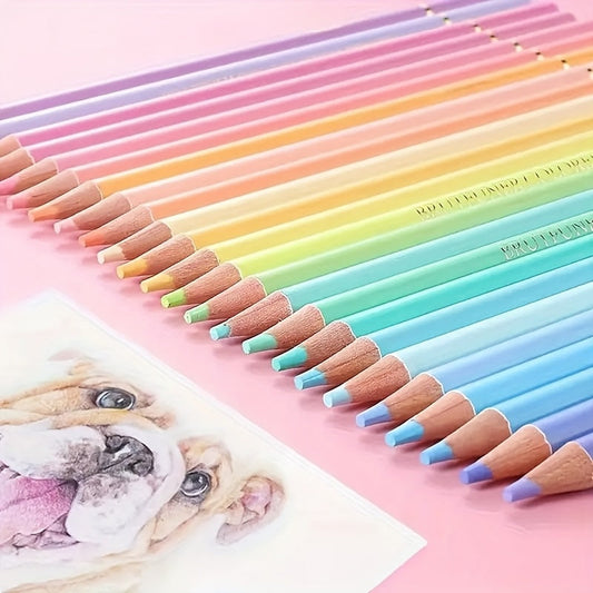 50\u002F72 Colors Macaron Colored Pencils Artist Drawing Colored Pencils Set Cork Oil Pastel Colored Pencils For Shading Sketching Drawing Gift Package, Perfect For Beginners And Professional Drawing