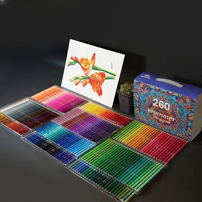 120\u002F180\u002F260 Colors Professional Oil-Based Wood Drawing Pencils Set For School, Sketch, Art Supplies, And Stationery, Cute School Supplies, Papeleria Bonita Y Barata