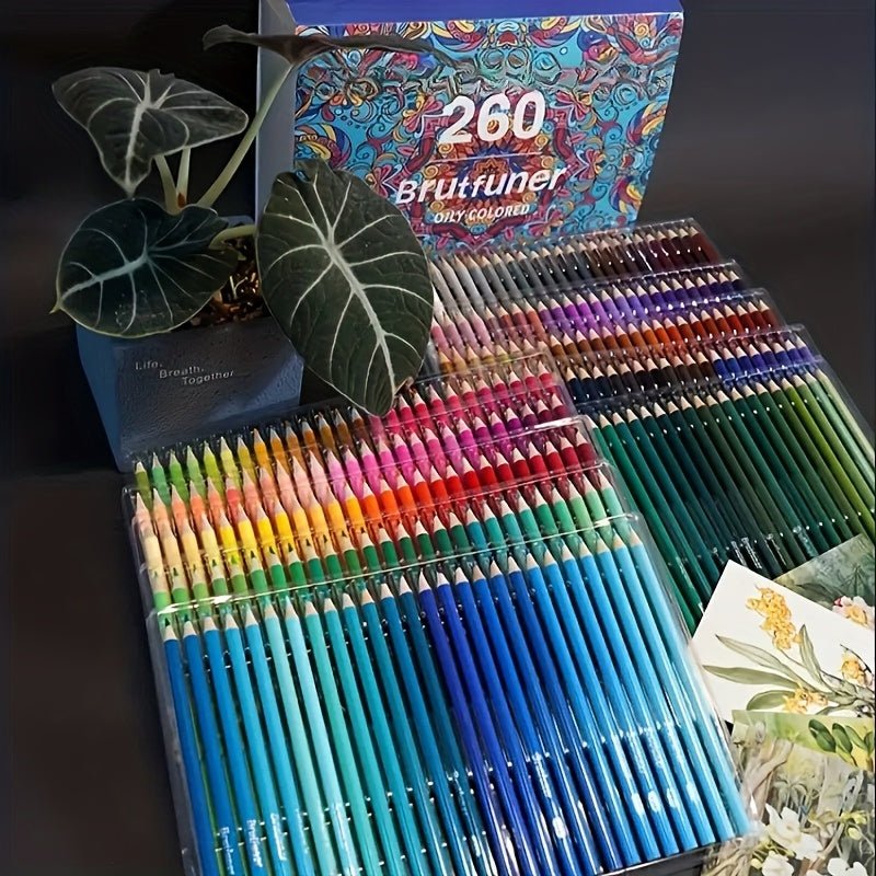 120\u002F180\u002F260 Colors Professional Oil-Based Wood Drawing Pencils Set For School, Sketch, Art Supplies, And Stationery, Cute School Supplies, Papeleria Bonita Y Barata